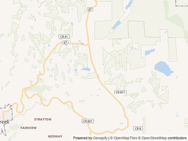 Map of Cripple Creek KOA Holiday location at Cripple Creek, CO, United States