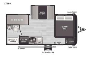 2021 Keystone RV Hideout Single Axle 176BH