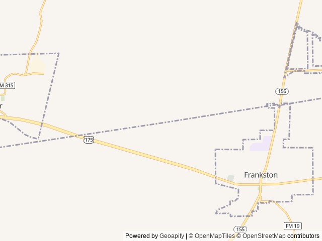 Map of 5H Shooting Sports location at Ben Wheeler, TX, United States