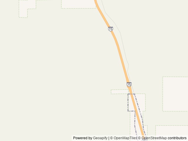 Map of Stoddard Creek Campground location at Dubois, ID, United States