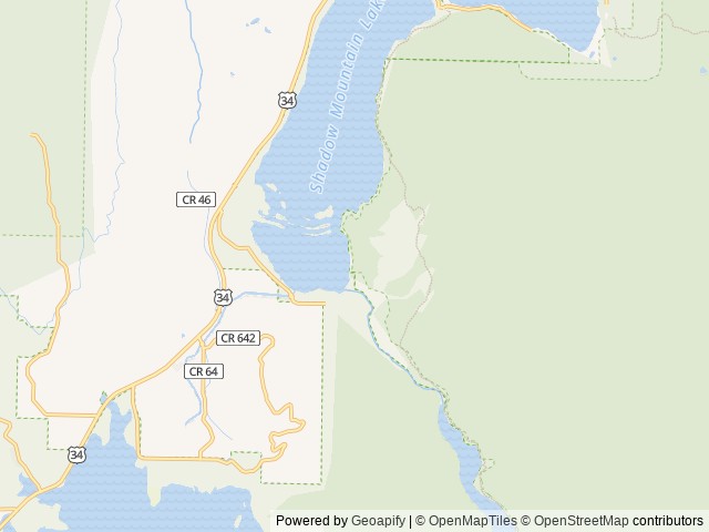 Map of Green Ridge location at Morrison, CO, United States