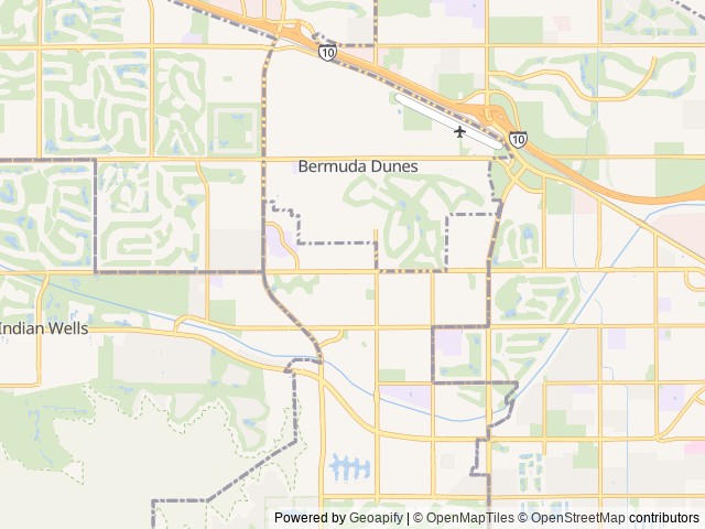 Map for 2022 Coachmen RV Catalina near La Quinta, CA