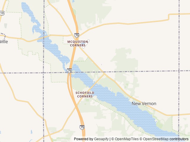Map of Goddard Park Vacationland Campground location at Pennsylvania 16114, PA, United States
