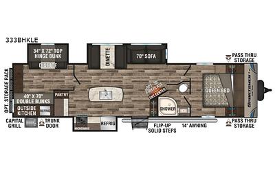 2020 KZ Sportsmen LE 333BHKLE RV rental photo 2