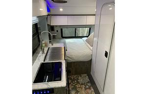 Comfortable camper with amazing views.