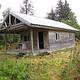 A front view of Esker Stream Cabin (Wrangell-St Elias)