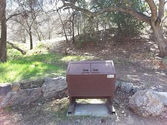 Bear-Proof trash bins.