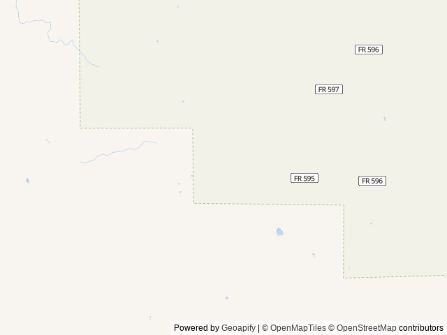 Map of Caddis Flats location at Montrose, CO, United States
