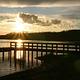 Sunset at Smith Ridge boat ramp