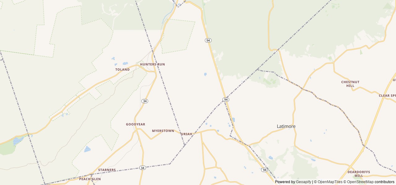 Map for 2019 Springdale 27TH near Gardners, VA