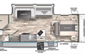 Brand New 2023 Modern Style Alpha Wolf Bunk House!