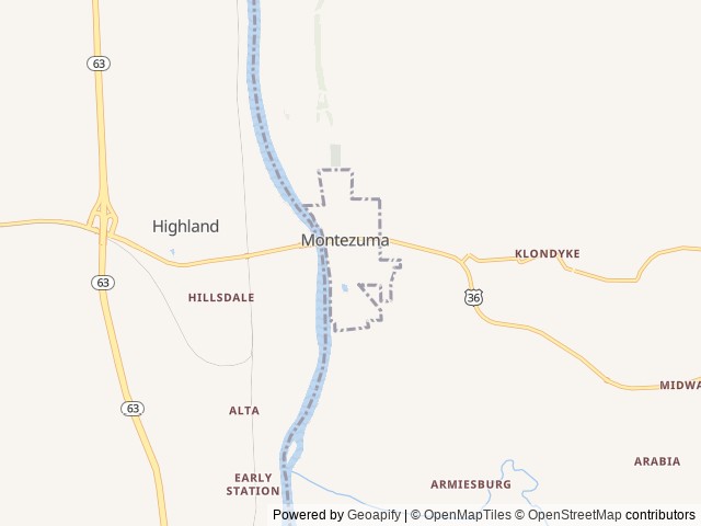 Map for GoPlay Family Ready Bunkhouse near Montezuma, IN