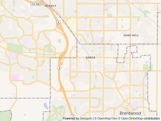 Map for Perfect Family RV near Antioch, CA