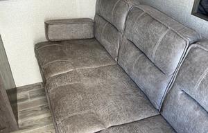 Spacious modern camper with ample sleeping options