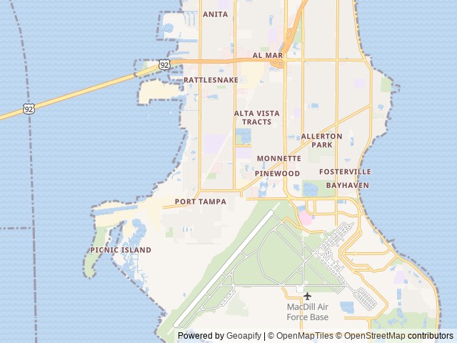 Map for 2022 Thor scope 18 T near Tampa, FL