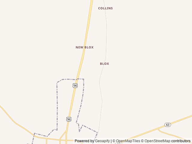 Map of Jasper Country Club & RV Resort location at Jasper, TX, United States