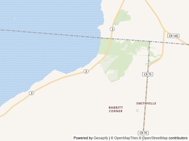 Map of Willows On The Lake RV Park location at Henderson Harbor, NY, United States