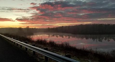 Kiamichi Park sunrise