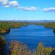 Overview of Philpott Lake.