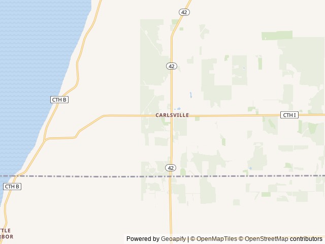 Map of Harbour Village Resort location at Sturgeon Bay, WI, United States
