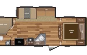 27 ft Keystone Hideout 272LHS Travel Trailer