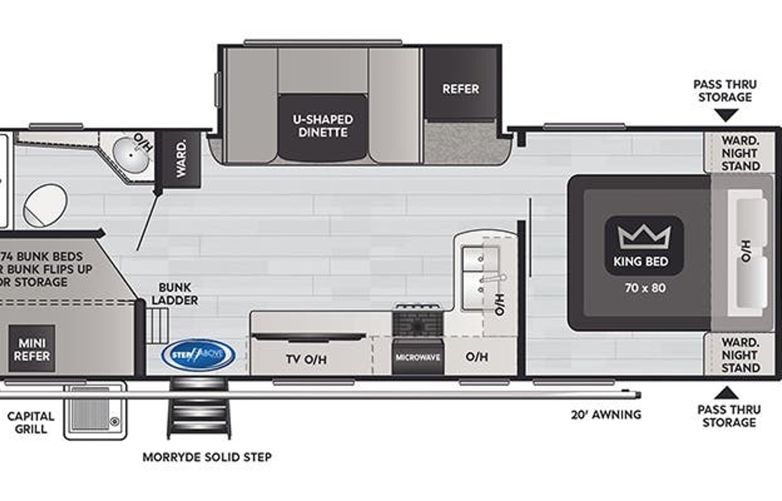 Cozy camper rental