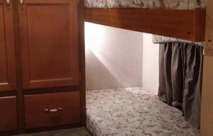 33-foot Chateau Travel Trailer w/real Queen bed. Home away from home delivered to you! Clean & safe!