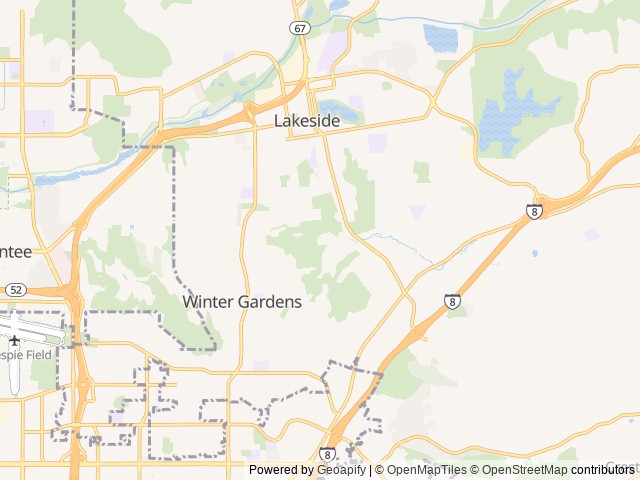Map for 2010 Coachmen Freelander | Clean & Roomy Family RV near Lakeside, CA