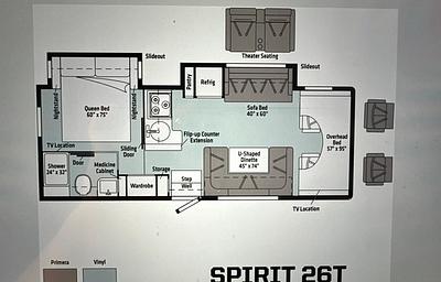2021 Winnebago Spirit 26T couple & small family