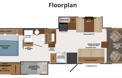 **Brand NEW** 2025 Fleetwood Flair Lux Bunkhouse