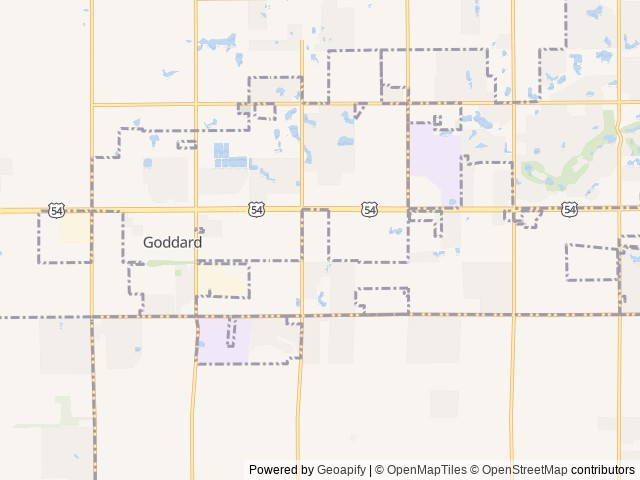 Map for Ex-Caliber - Camping Castle near Goddard, KS