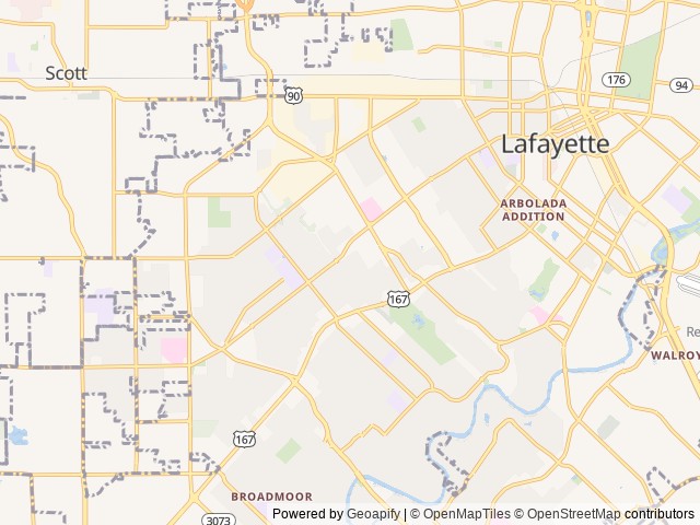 Map for 2021 Jayco Greyhawk 31F near Lafayette, LA