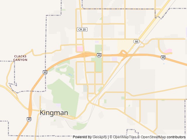 Map for 2018 Keystone RV - Bullet 272BHS near Kingman, NV