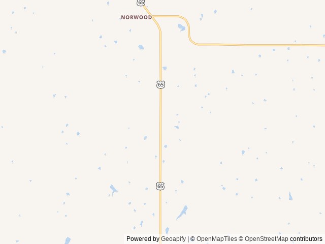 Map of Singing Mesa Ranch location at Lucas, IA, United States