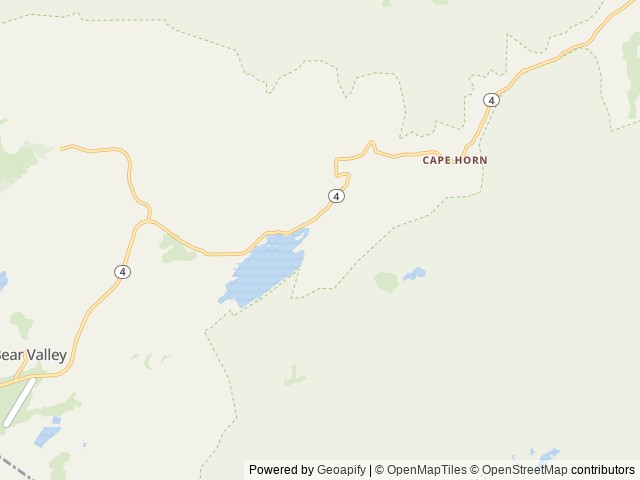 Map of (Lake Alpine) Silver Valley Campground location at Carson City, NV, United States