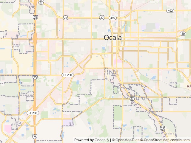 Map for 2024 Venture RV Sonic SN220VRB near Ocala, FL
