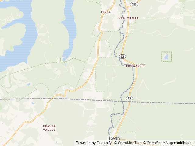 Map of Breezy Hill Campground location at White Township, PA, United States