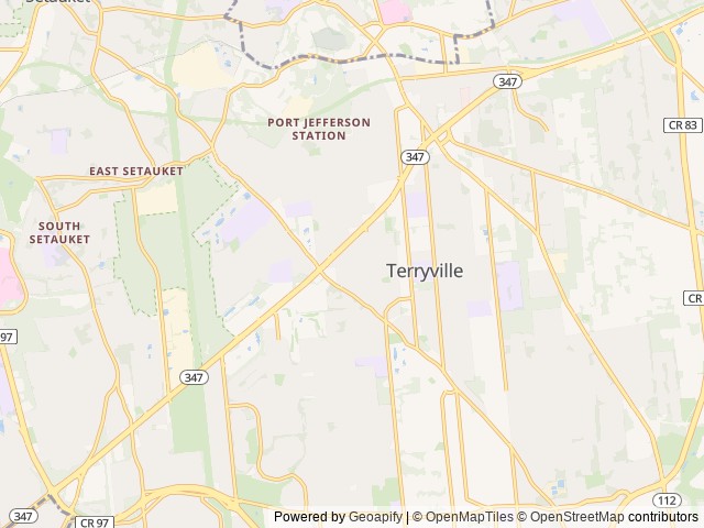 Map for RVranger 231 near Port Jefferson Station, MA