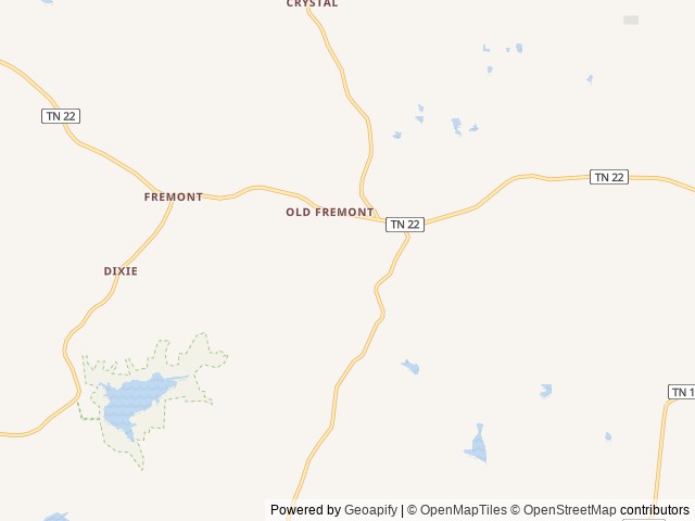 Map of West Ridge Outdoor Resort location at Union City, TN, United States