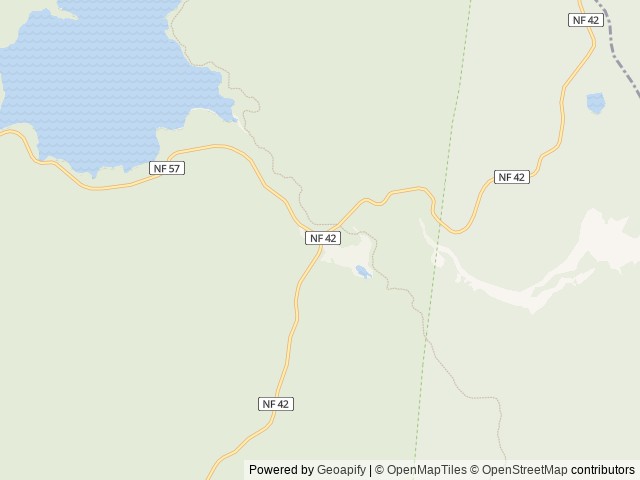 Map of Clackamas Lake Historic Cabin location at Zigzag, OR, United States