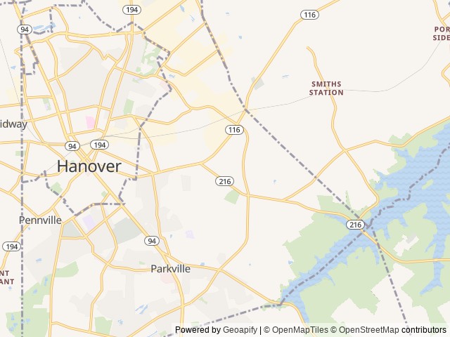 Map for 2023 Gulf Stream RV Conquest Ultra-Lite 236RL near Hanover, PA