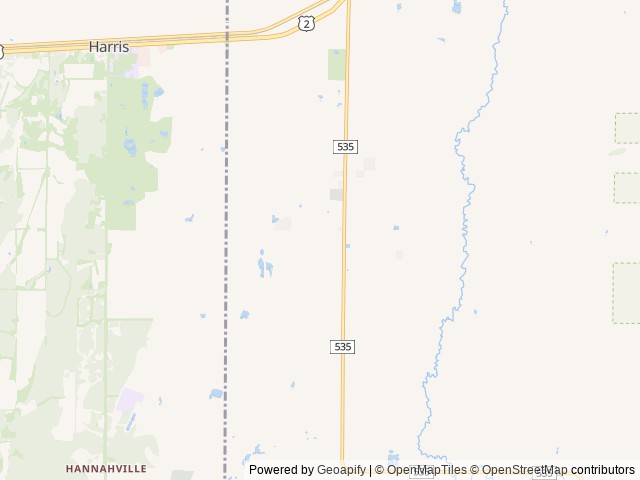 Map of Bark River International Raceway Campground location at Bark River, MI, United States
