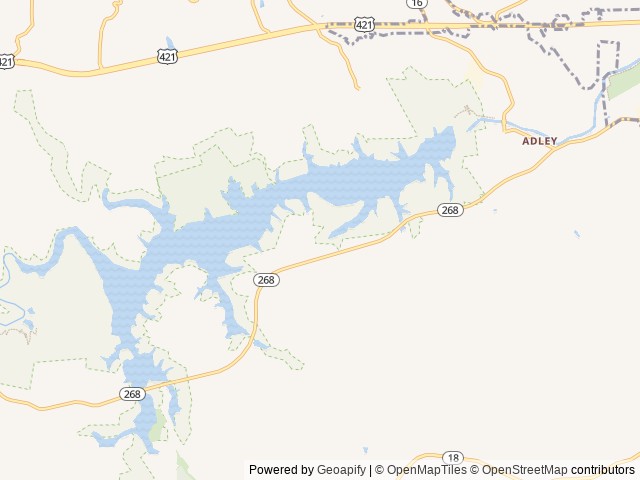Map of Bandits Roost location at Wilkesboro, NC, United States