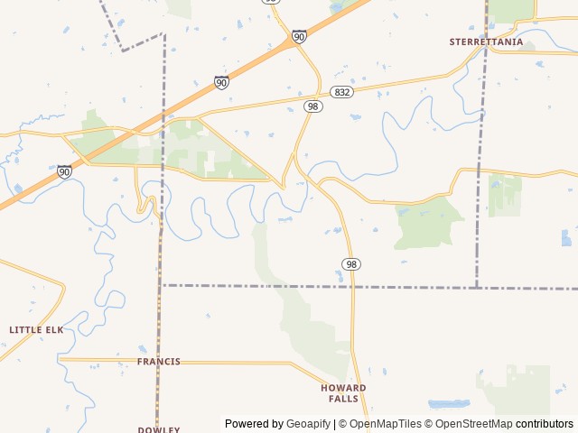 Map of Follys End Campground location at Girard, PA, United States