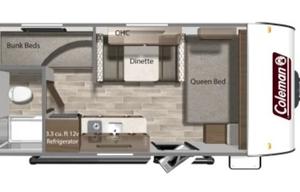 2024 Dutchmen RV Coleman Lantern LT Series 17B