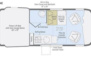 Off Grid Sprinter 144 - Sleeps and seats 4!