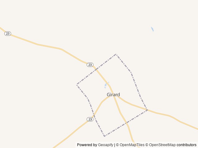Map of Vogtle Ranch RV and Mobile Home Park location at Girard, GA, United States