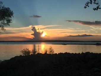 Sunset at Coles Creek Campground