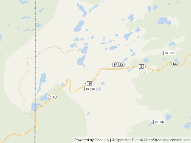 Map of Sugarloaf Campground (WY) location at Laramie, WY, United States