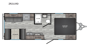 Comfy Cozy 2021 CrossRoads RV Zinger Lite ZR211RD